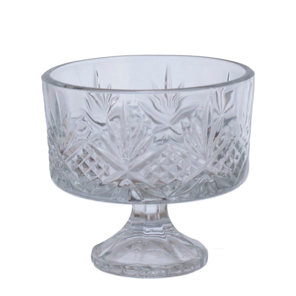 Jogo de Taça de Vidro Redonda Para Sobremesa Lyanna Hauskraft - 6 Peças 140ml